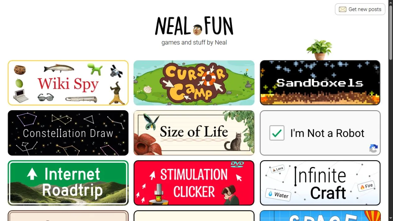 Neal.fun website screenshot