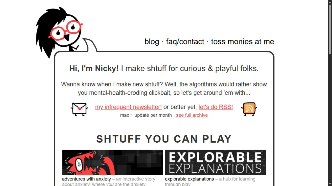 Nicky Case website screenshot