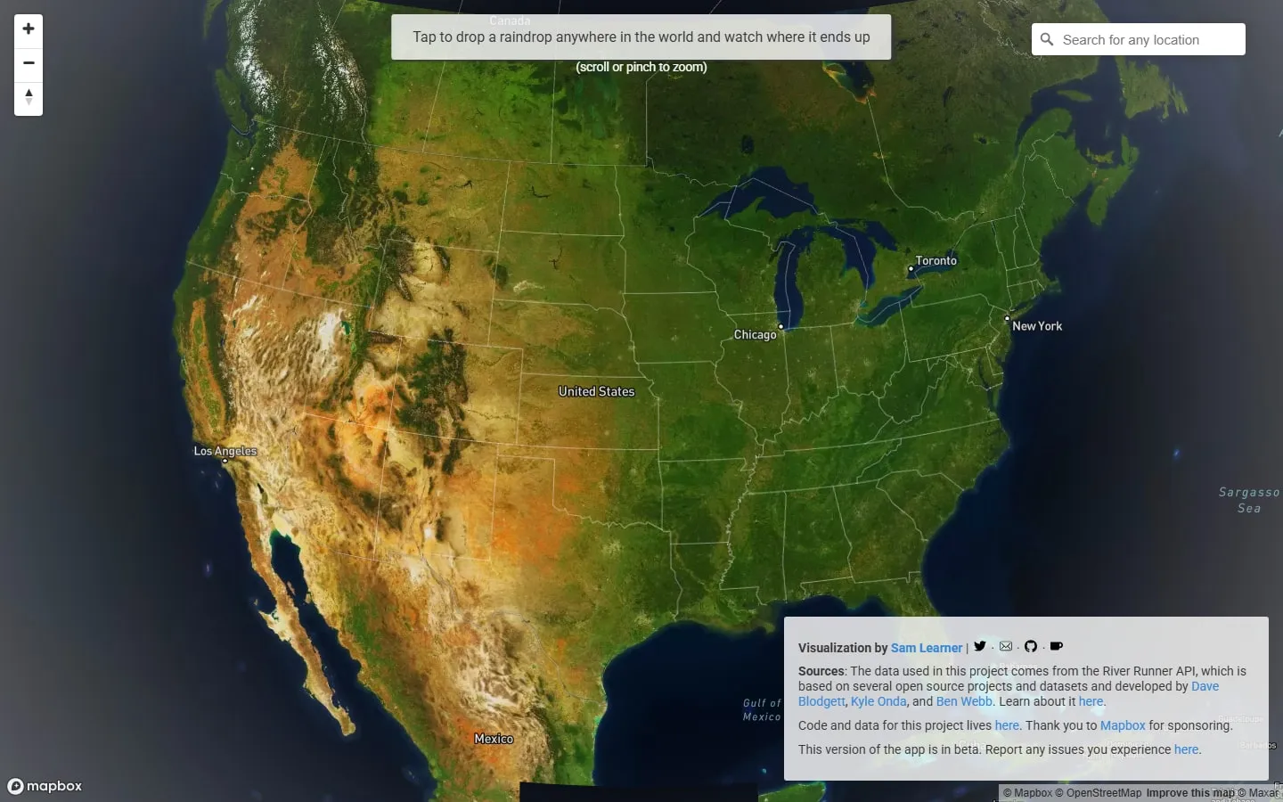 River Runner Global homepage screenshot