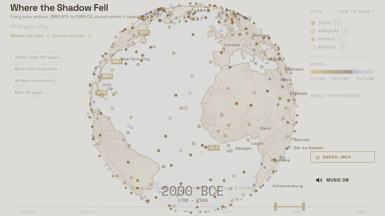 Where the Shadow Fell website screenshot