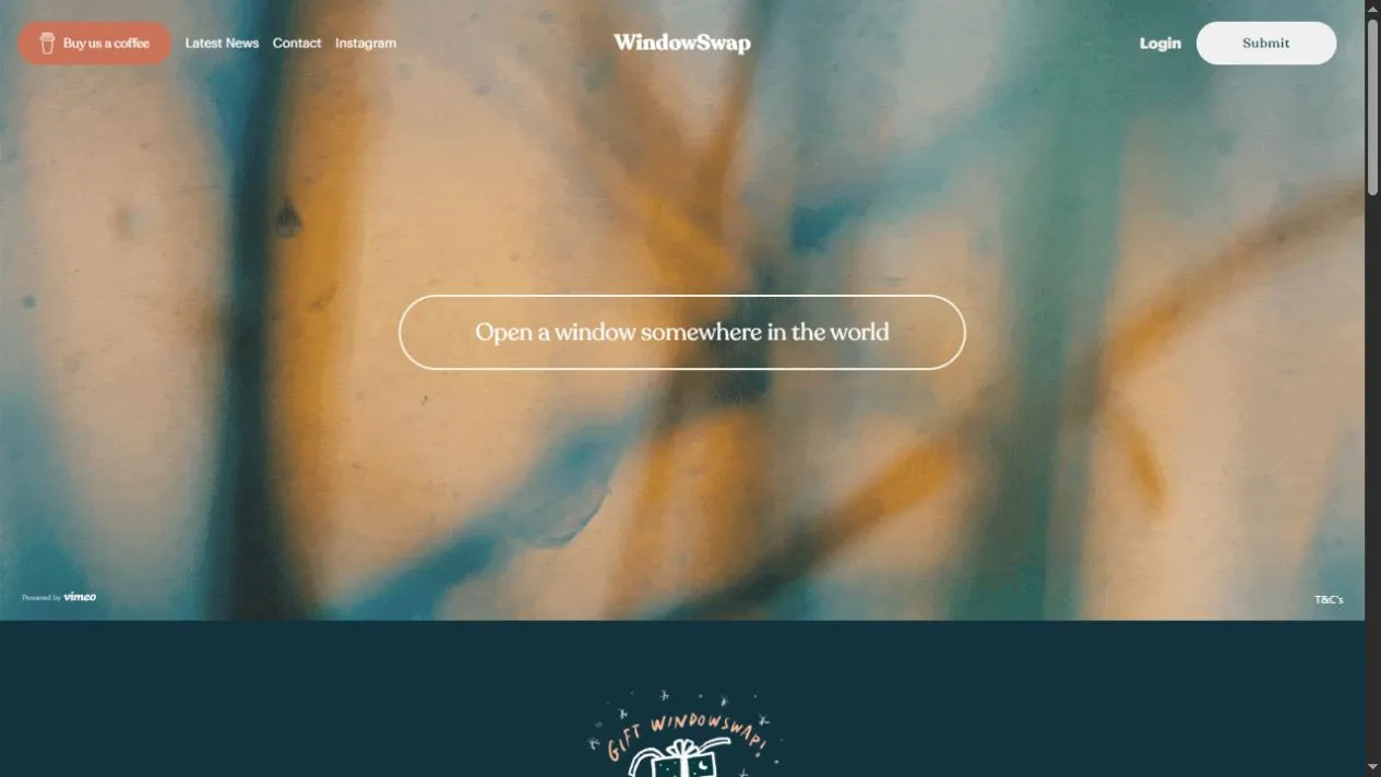 WindowSwap website screenshot